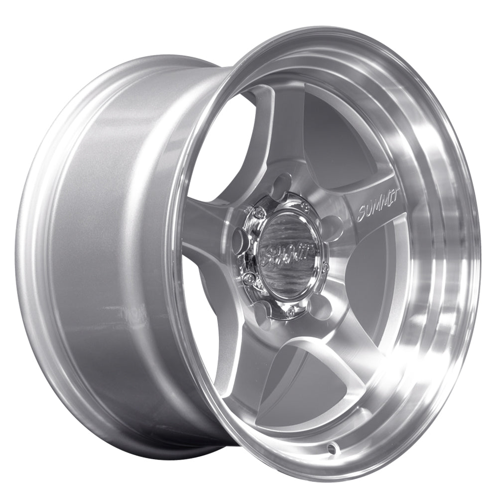 STRYKER / MACHINED SILVER / 17x9.0 +0 (5 LUG)