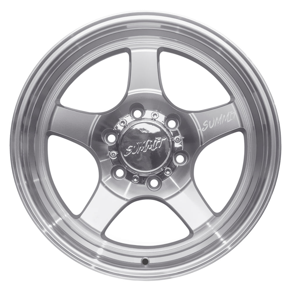 STRYKER / MACHINED SILVER / 17x9.0 -25