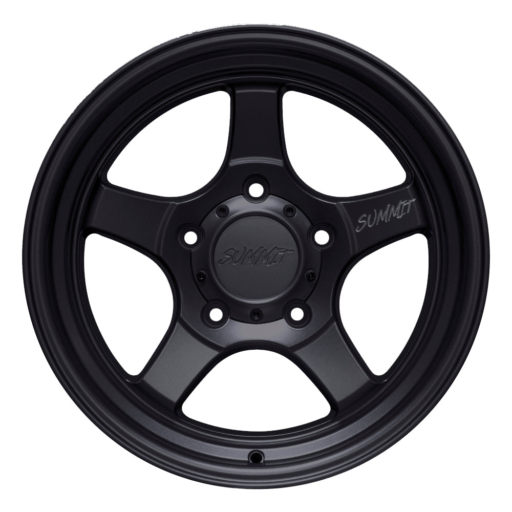 STRYKER / MATTE BLACK / 17x9.0 +0 (5 LUG)