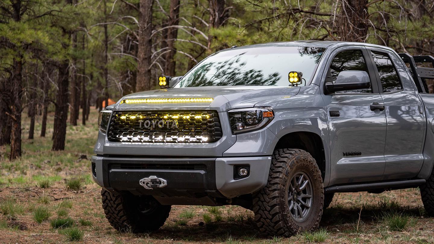 '14-21 Toyota Tundra SDHQ Built A-Pillar Light Mounts